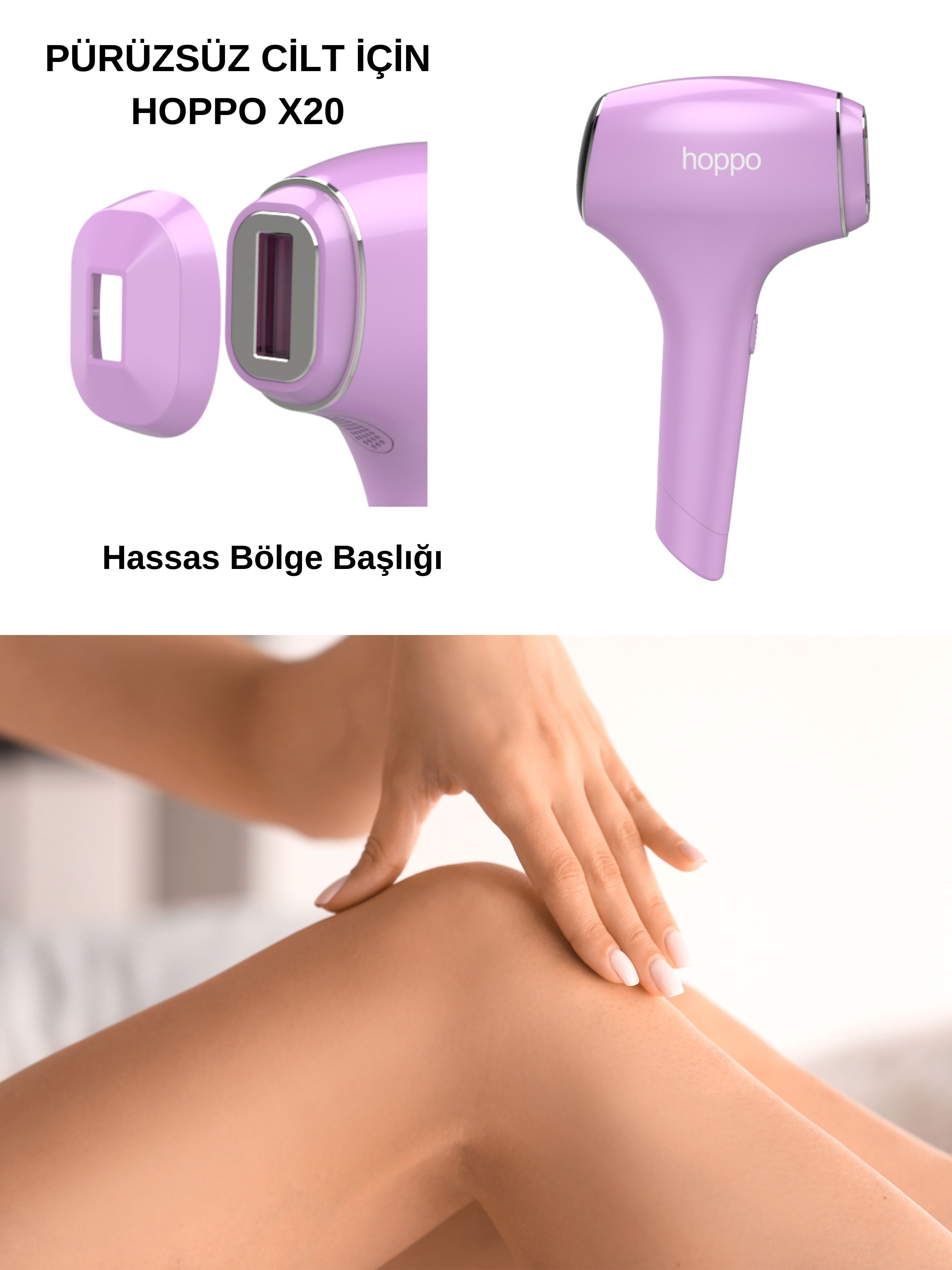 Hoppo X20 Ipl Buz Lazer Epilasyon Cihazı 999999 Flash Atım - hoppo