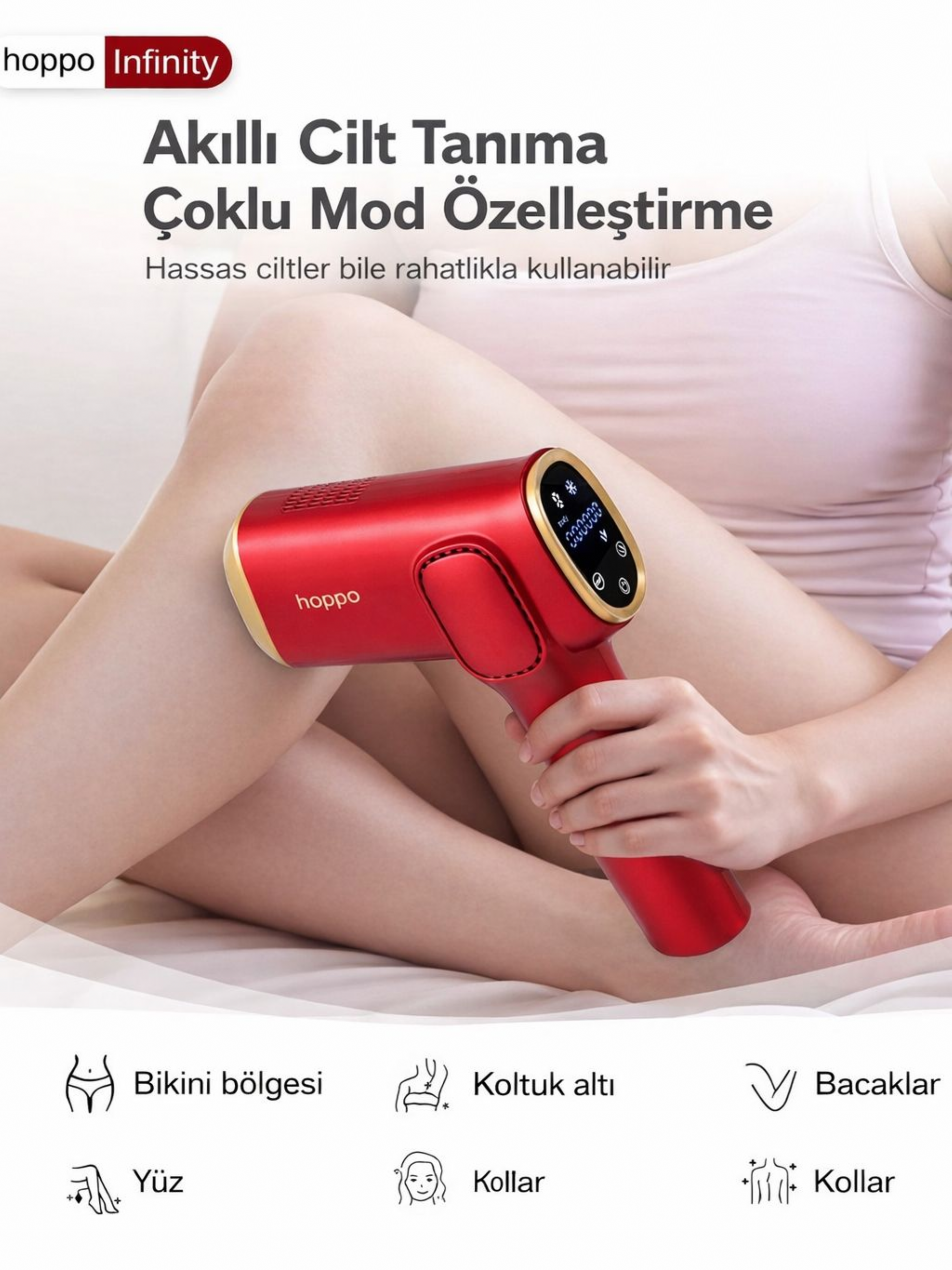 Infinity IPL Lazer Epilasyon Cihazı – Akıllı Cilt Sensörü Sınırsız