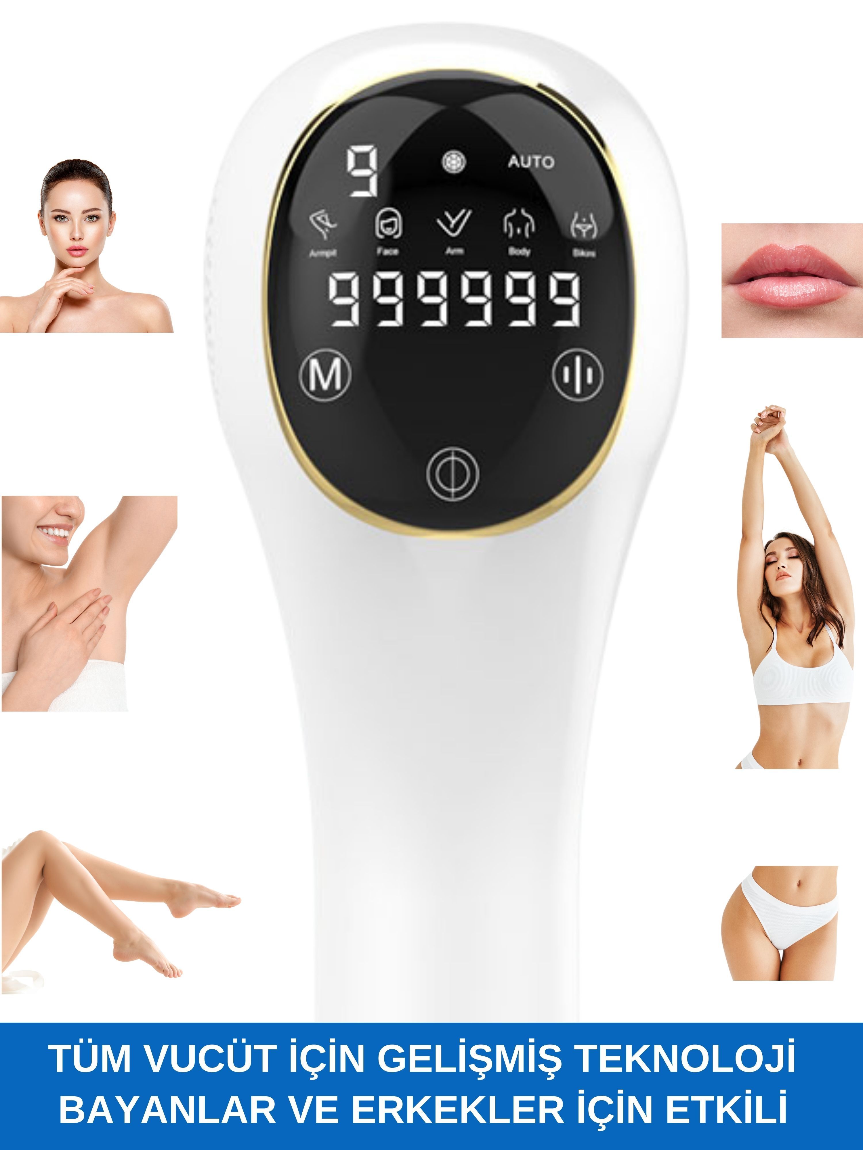 Hoppo X20 Ipl Buz Lazer Epilasyon Cihazı 999999 Flas Atım - hoppo